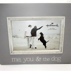 NIB Hallmark Rustic "Me, You, & The Dog Frame